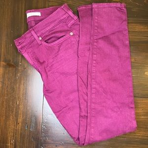 Seven for all mankind Cranberry skinny Jean